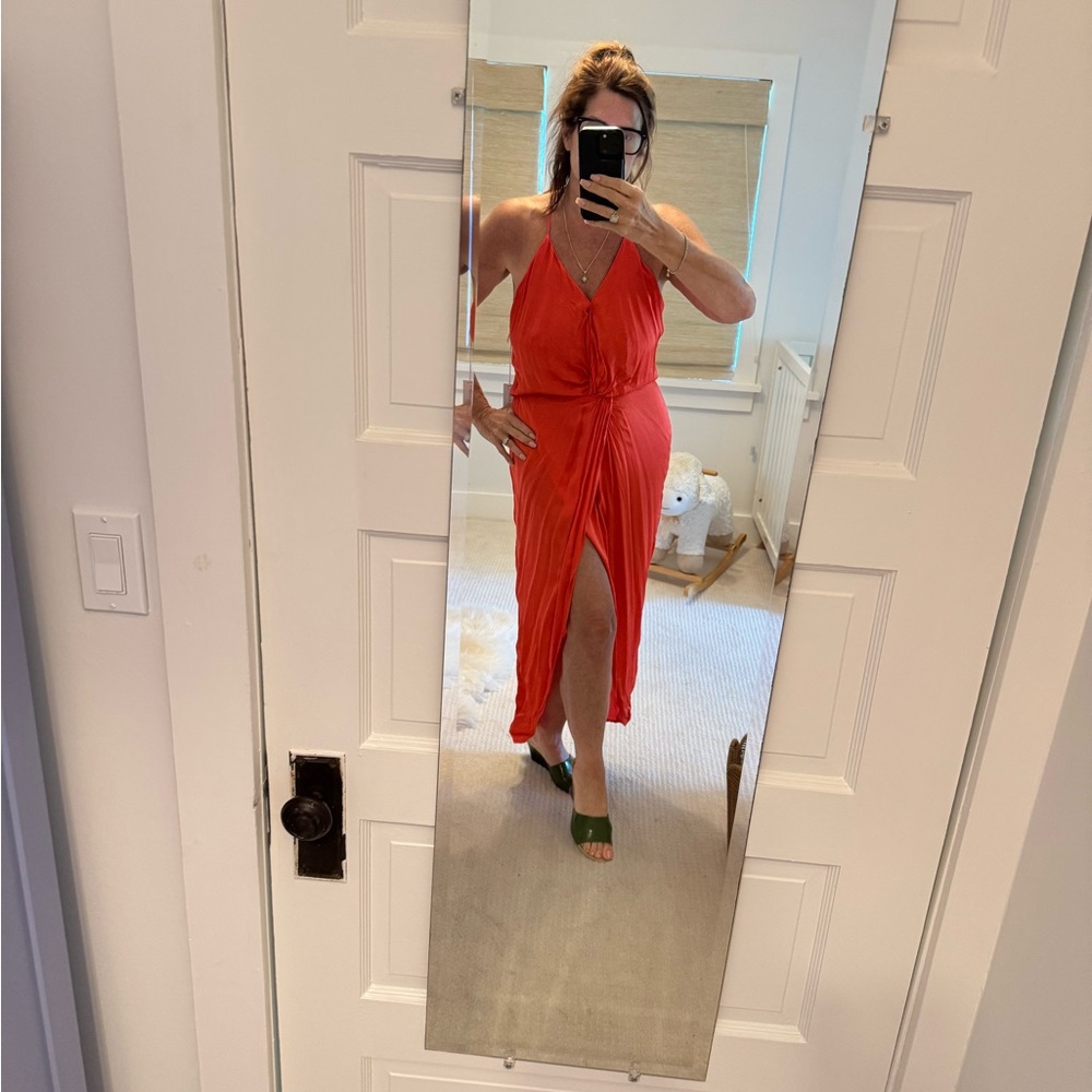 Vibrant Orange Maxi Dress YBF - Picture 3 of 15